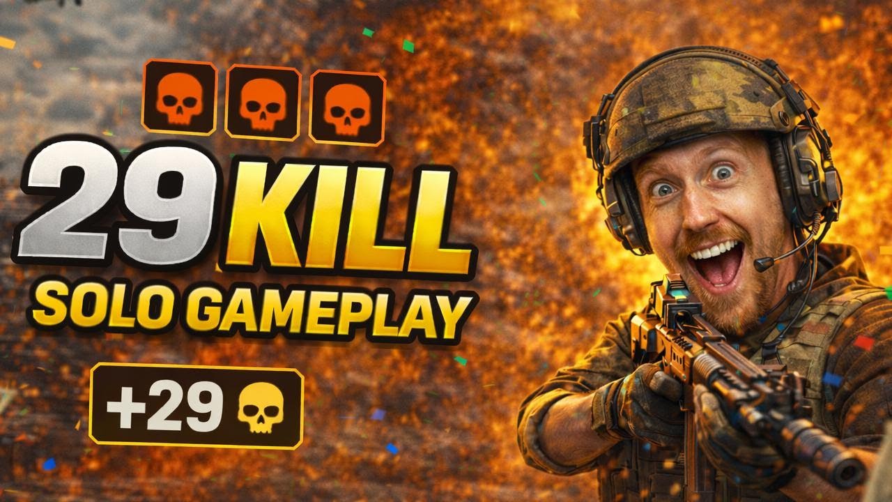 This Solo Run Was UNREAL (29 Kills)