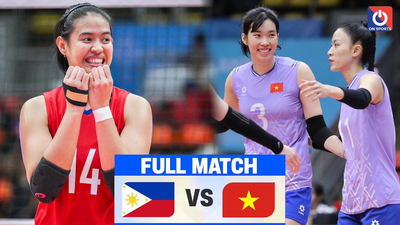 FULL HD | PHILIPPINES vs. VIETNAM | Solomon khóc thét trước song tấu Thanh thúy - Kiều Trinh