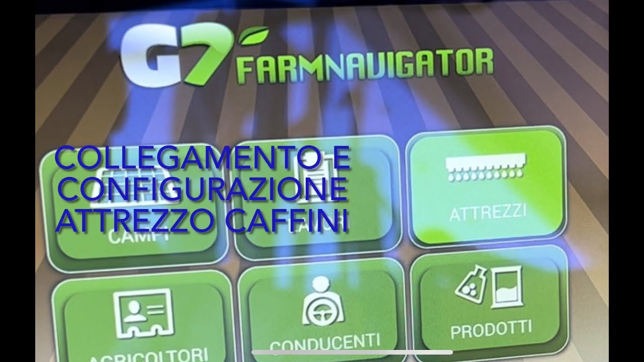 Collegamento e Configurazione CB9 Caffini con Farmnavigator