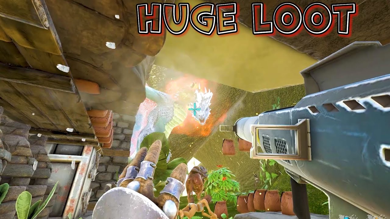 I Raided A Trash Talker For HUGE Loot! Ark PVP