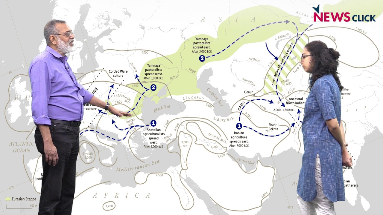 Where did People of India and Other Parts of South, Central Asia Come From?