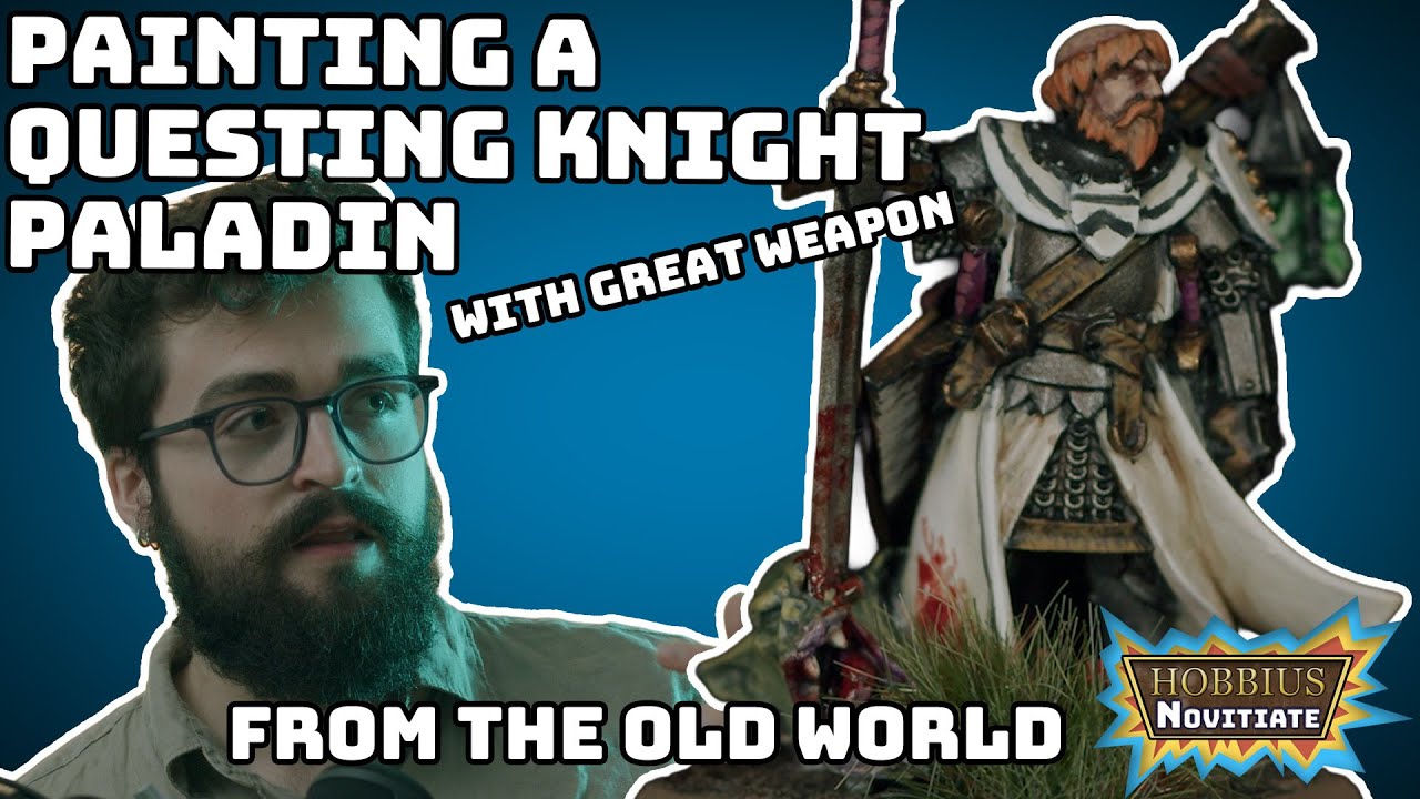 Картина бретоннского рыцаря-путешественника Паладина для Warhammer The Old World