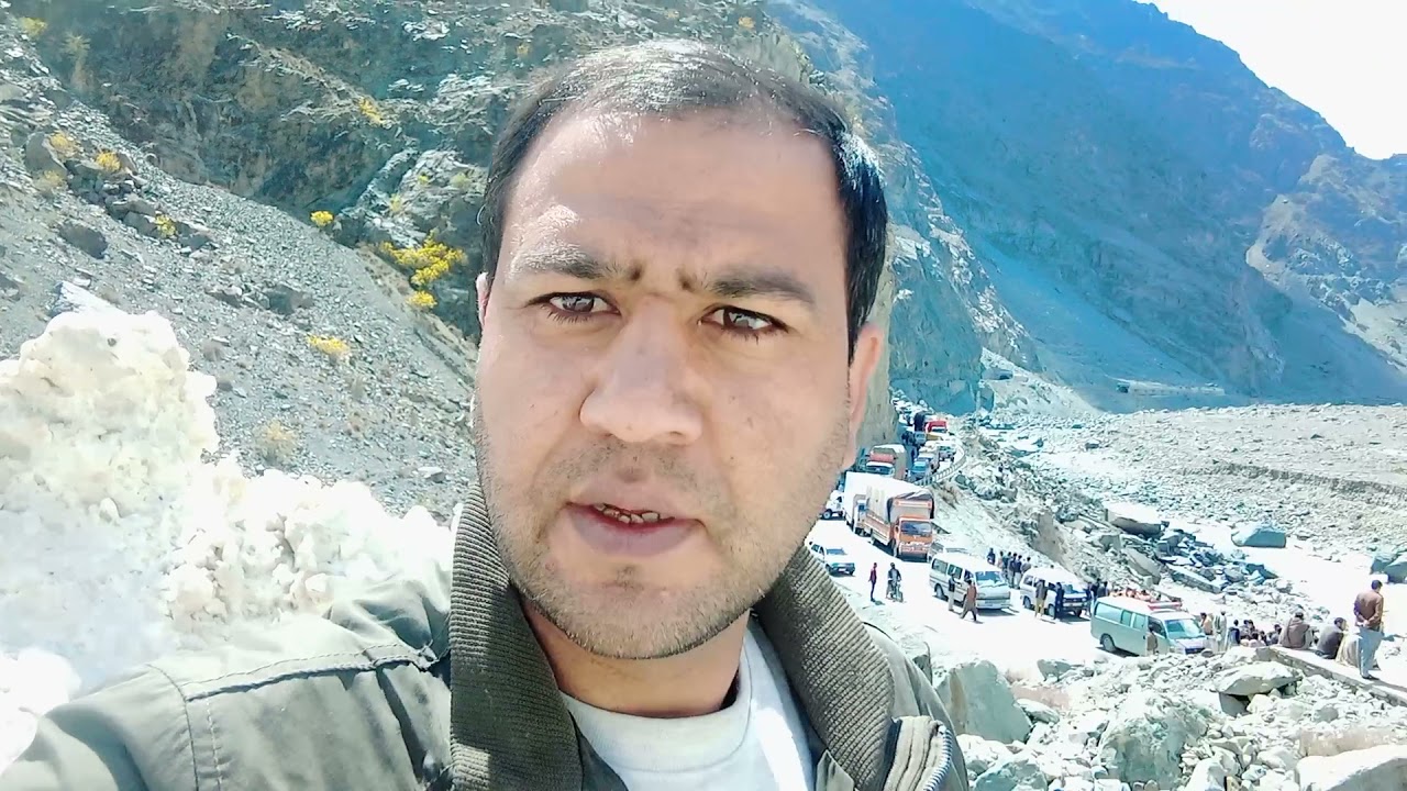 Heavy avalanche hit the KKH road hunza nagar gilgit.
