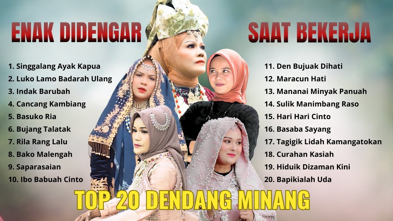 TOP 20 Dendang Minang – Lagu Minang Viral & Enak Didengar Saat Bekerja (Full Album 2024)