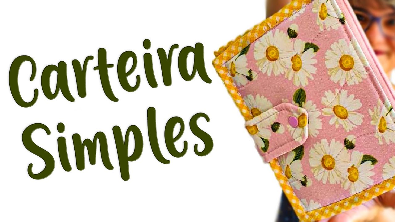 Como costurar uma carteira simples em tecido