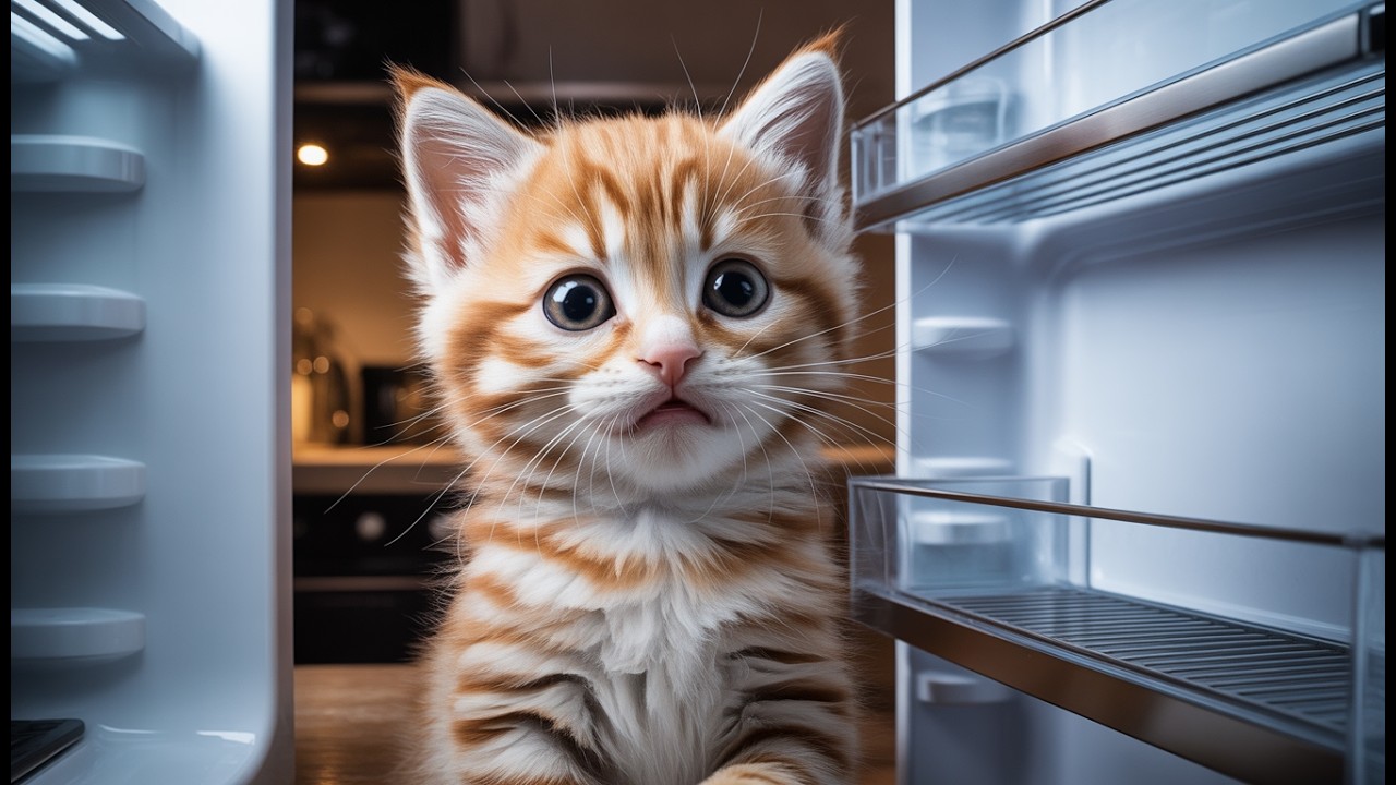 Where Did the Cake Go? 😲 | Cute Kitten Story