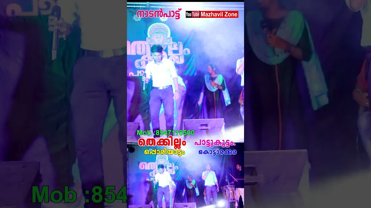 ഇടിവെട്ട് നാടൻപാട്ടുമായി ഉത്സവം പൊളിച്ചടുക്കി തെക്കില്ലം പാട്ടുകൂട്ടം THEKKILLAM PATTUKOOTTAM Kollam