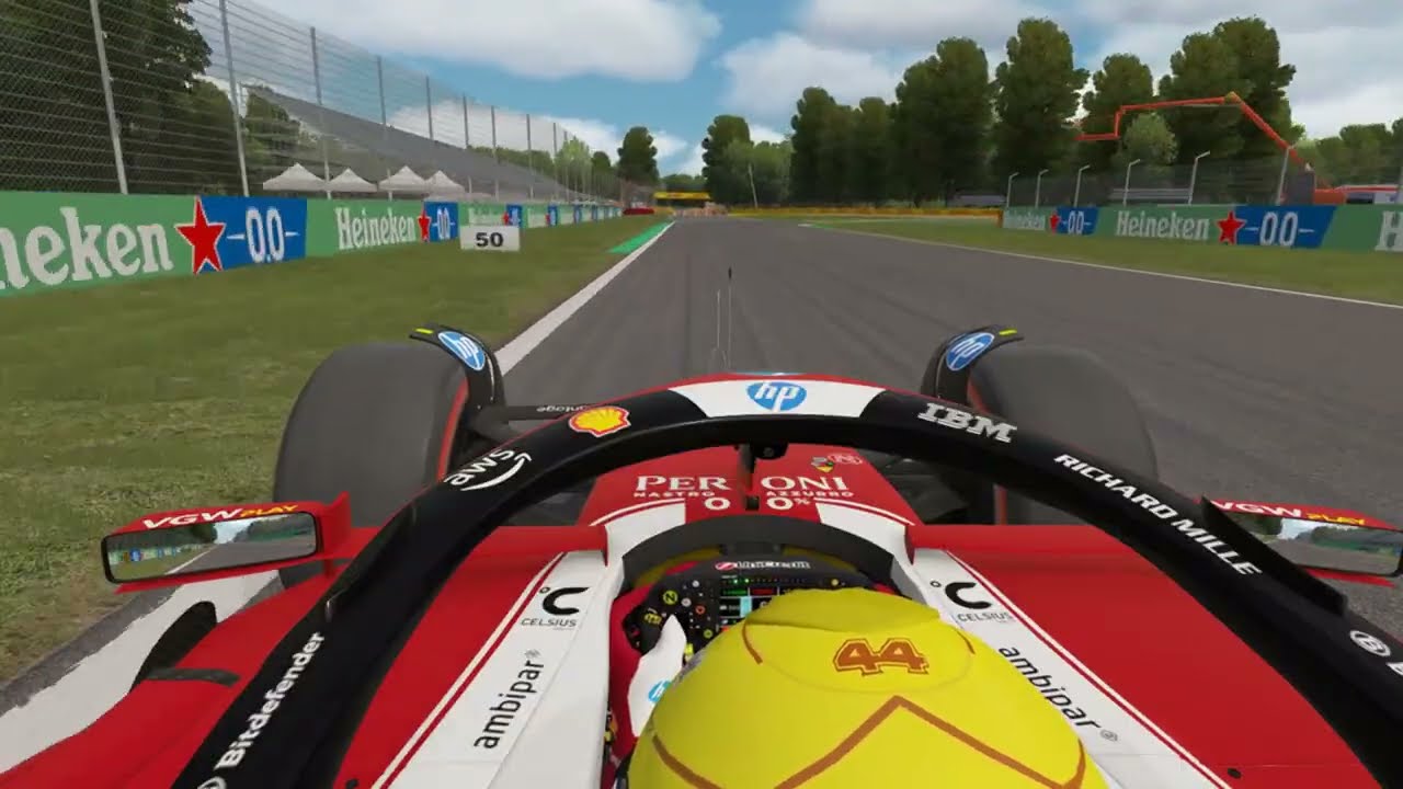 Driving the Ferrari SF 25, 2025 @ Monza, Italy. Assetto Corsa 🏁🏎️🏎️🏁