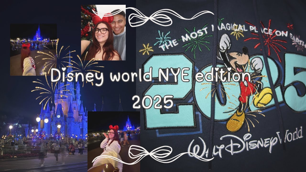 DISNEY WORLD NYE EDITION 2025 | celebrating 7 years with my bb, cozy travel vlog, vlog #12