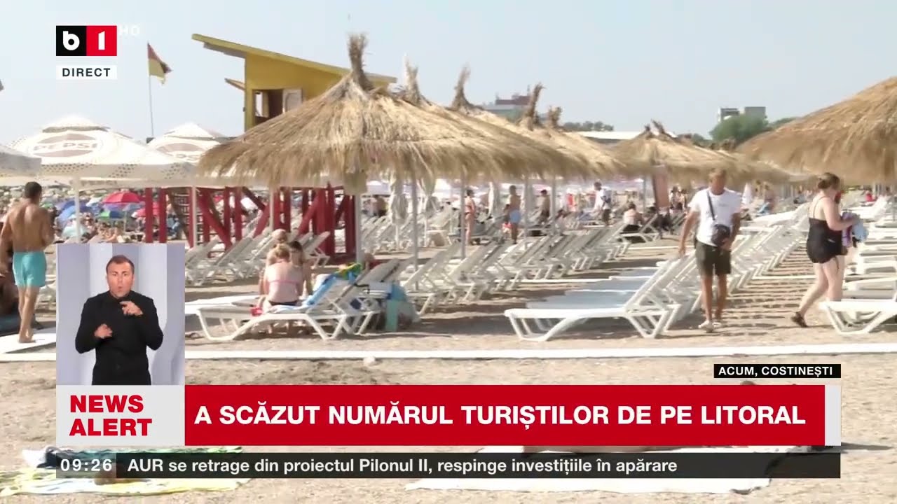 BATE V&Acirc;NTUL pe litoral, &icirc;n plin sezon estival