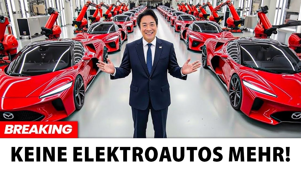 Mazda lässt eine Bombe platzen: Unser neuer Wankelmotor wird die Elektroautoindustrie zerstören!