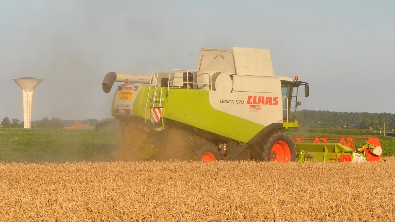 Loonwerk HAVA - Claas Lexion 570 - tarwe pikdorsen