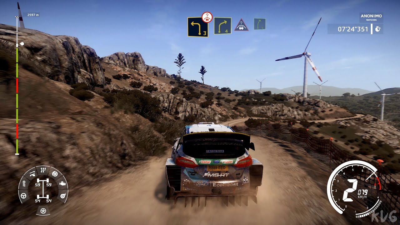 WRC 9 FIA World Rally Championship - Monti di Ala (Rally Italia Sardegna) - Gameplay