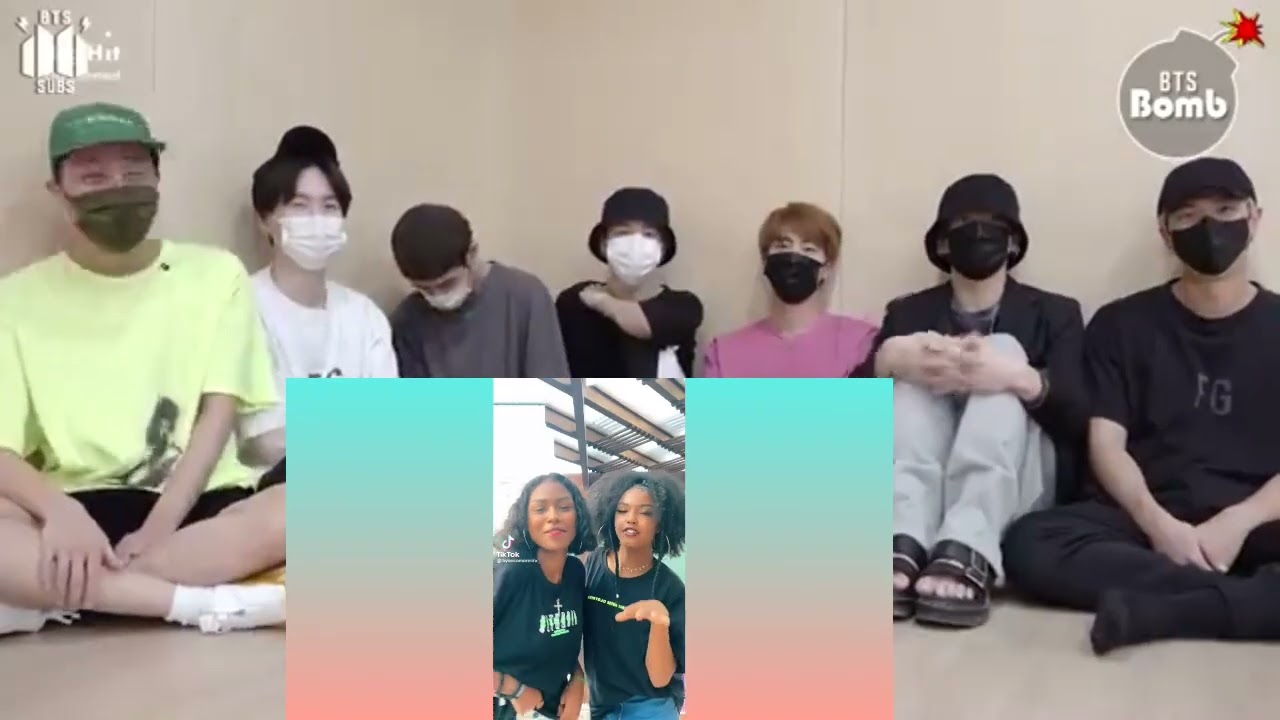 bts reagindo a Tik Tok ☄️
