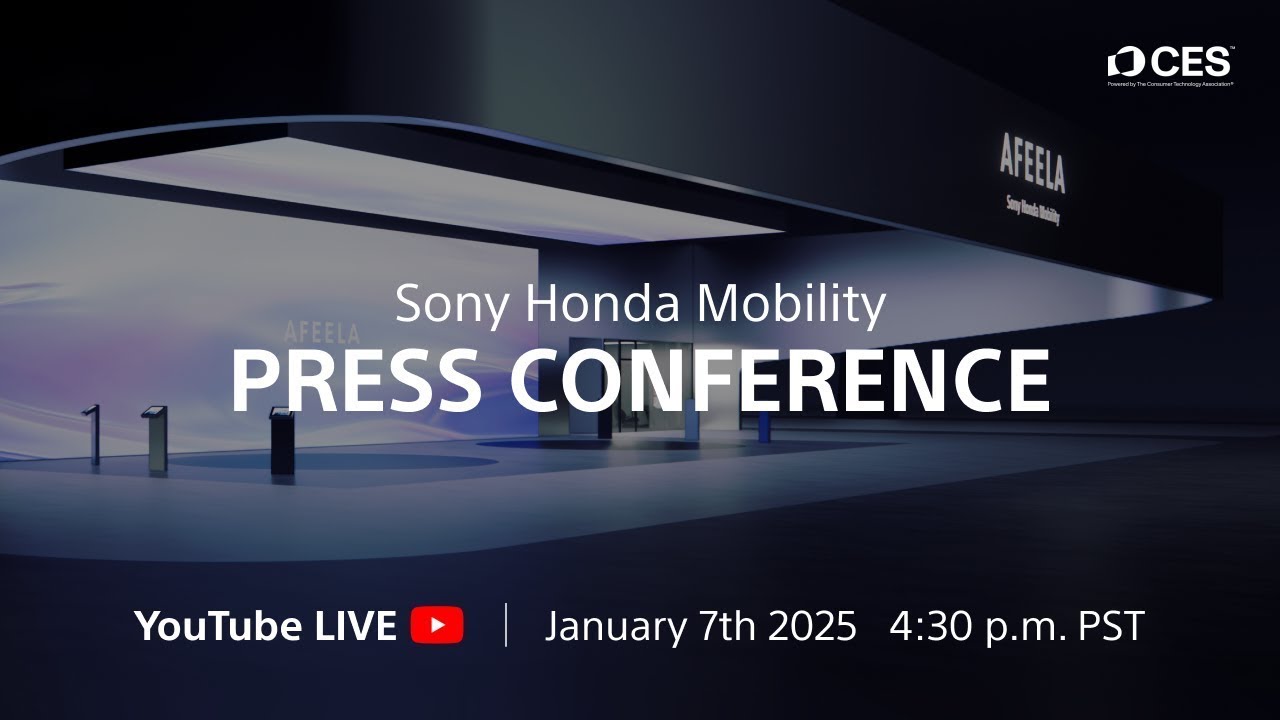 AFEELA | Пресс-конференция Sony Honda Mobility на выставке CES 2025