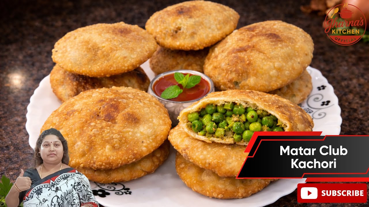Matar Club Kachori | মটর ক্লাব কচুরি | Kolkata Street Style Peas Kachori | Jharna’s Kitchen Official