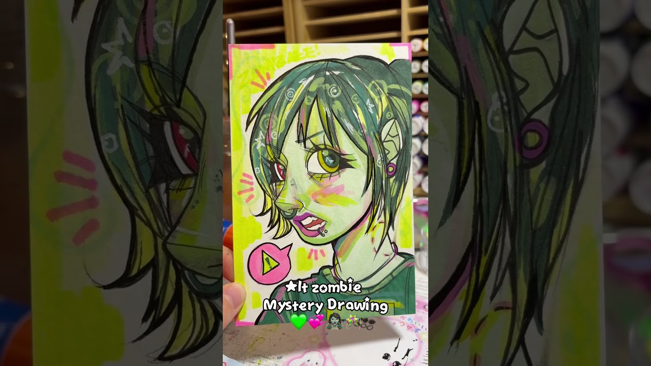Order #2674 🪅💚🧟&zwj;♀️💕 #art #artartist #commission #drawing