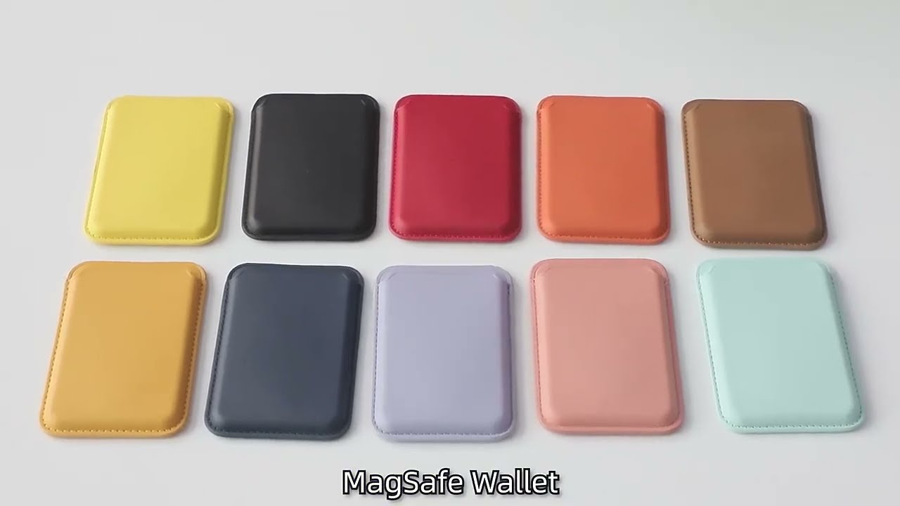 High quality pu leather card holder with Magsafe function
