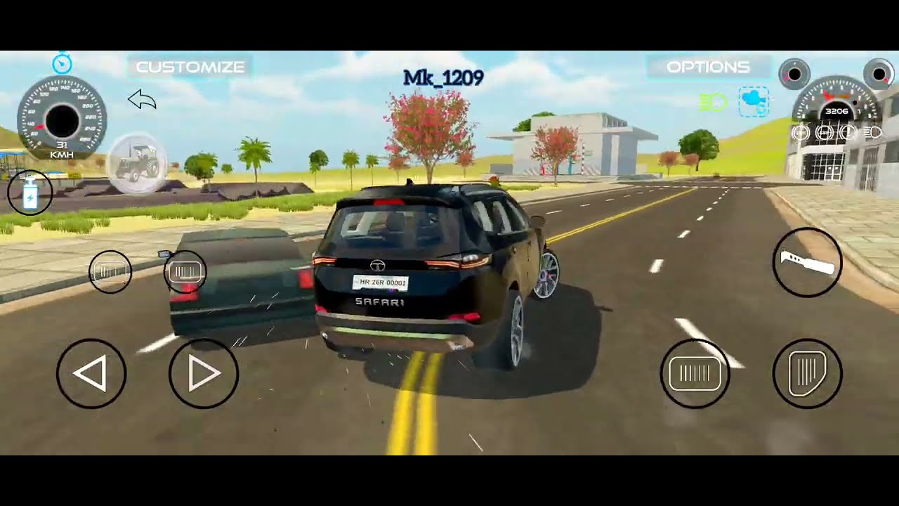 TATA SAFARI🚙 OFF-ROADING AND DRIFTING 🏞🥷🔥☄️