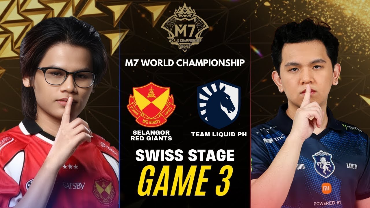 SELANGOR RED GIANTS vs TEAM LIQUID PH GAME 3 M7 SWISS STAGE DAY 4 | SRG vs TLPH