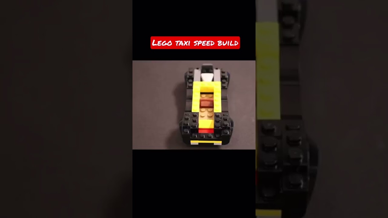 Lego Taxi speed build