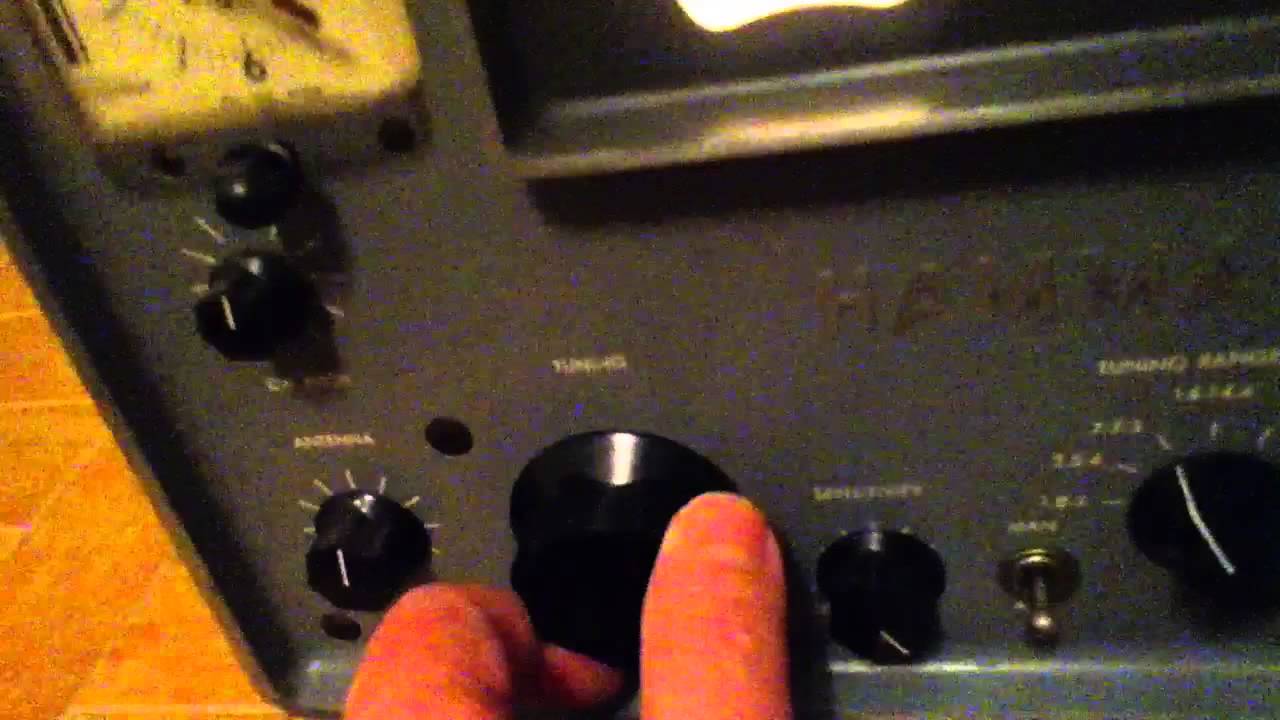 Hammarlund Receiver Q Multiplier Use