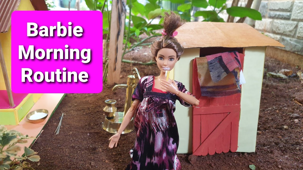 Barbie Morning Routine | Barbie all day routine | சுட்டி பொண்ணு Episode 1 #barbieinindia #barbie