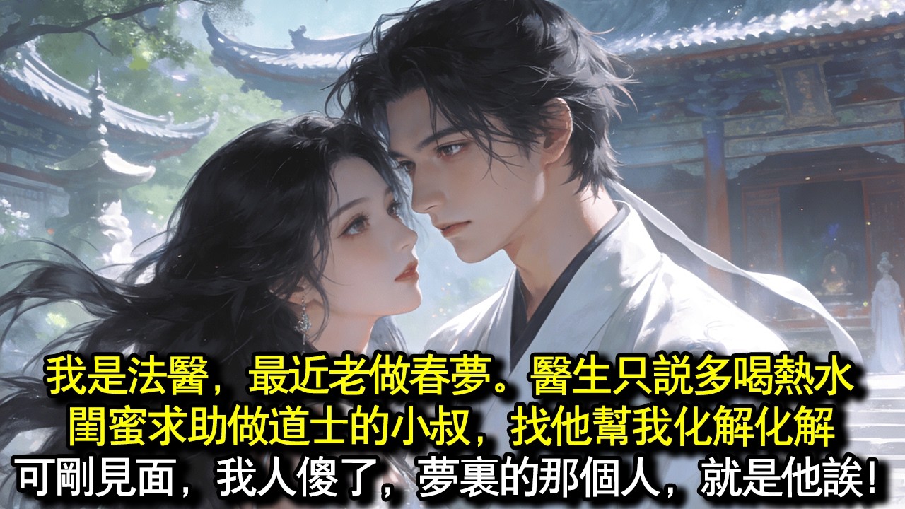 我是法醫，最近老做春夢。醫生只說多喝熱水。閨蜜求助當道士的小叔叔，他說可能是被色鬼纏上了。我們去找他幫我化解化解。但剛見面，我人傻了，夢裡的那個人，就是他誒！#完結 #愛情 #故事