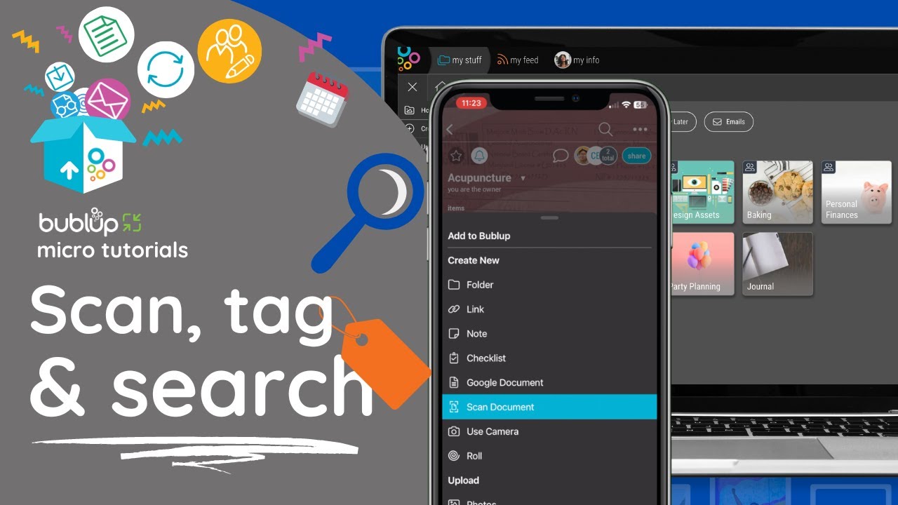 Effortless Organization & Quick File Retrieval with Bublup's Scan, Tag & Search