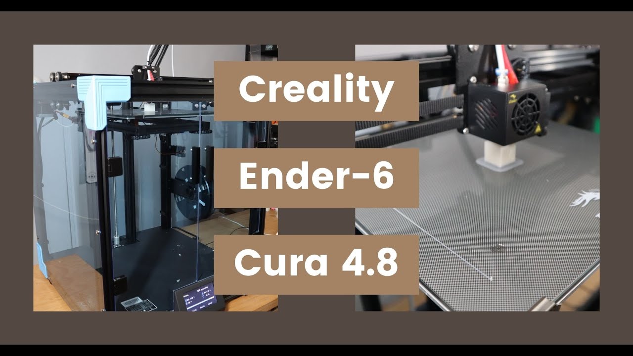 How to add Creality Ender 6 to Cura Slicer