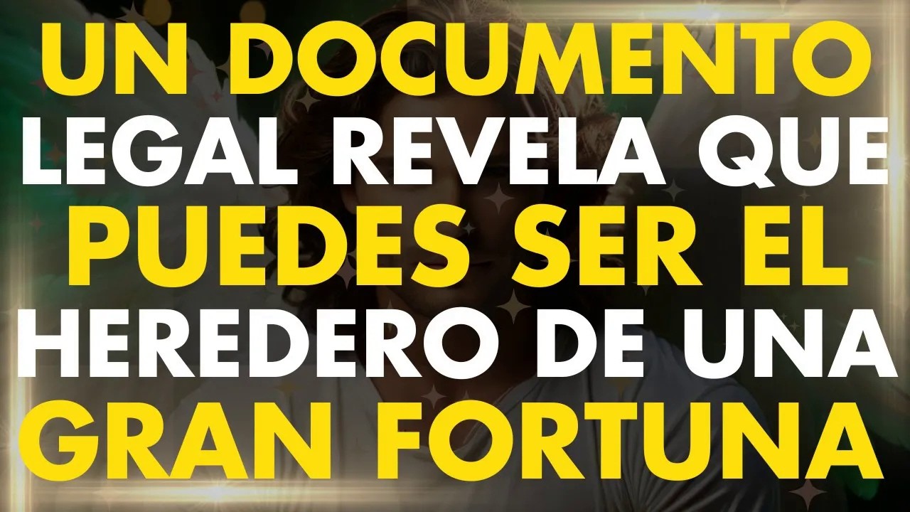 Un Documento REVELA que Puedes ser el HEREDERO de una Fortuna ｜ Un Mensaje de los Angeles para