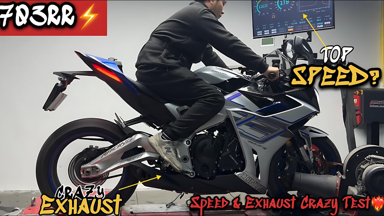 🔥 ZONTES 703RR Dyno Test | Insane Exhaust Sound & Top Speed Reveal! 😱