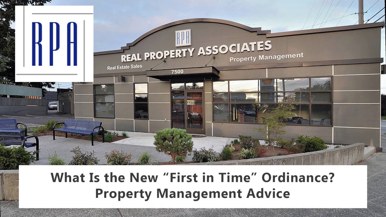 Seattle Property Management News: What is the New “First in Time” Ordinance?