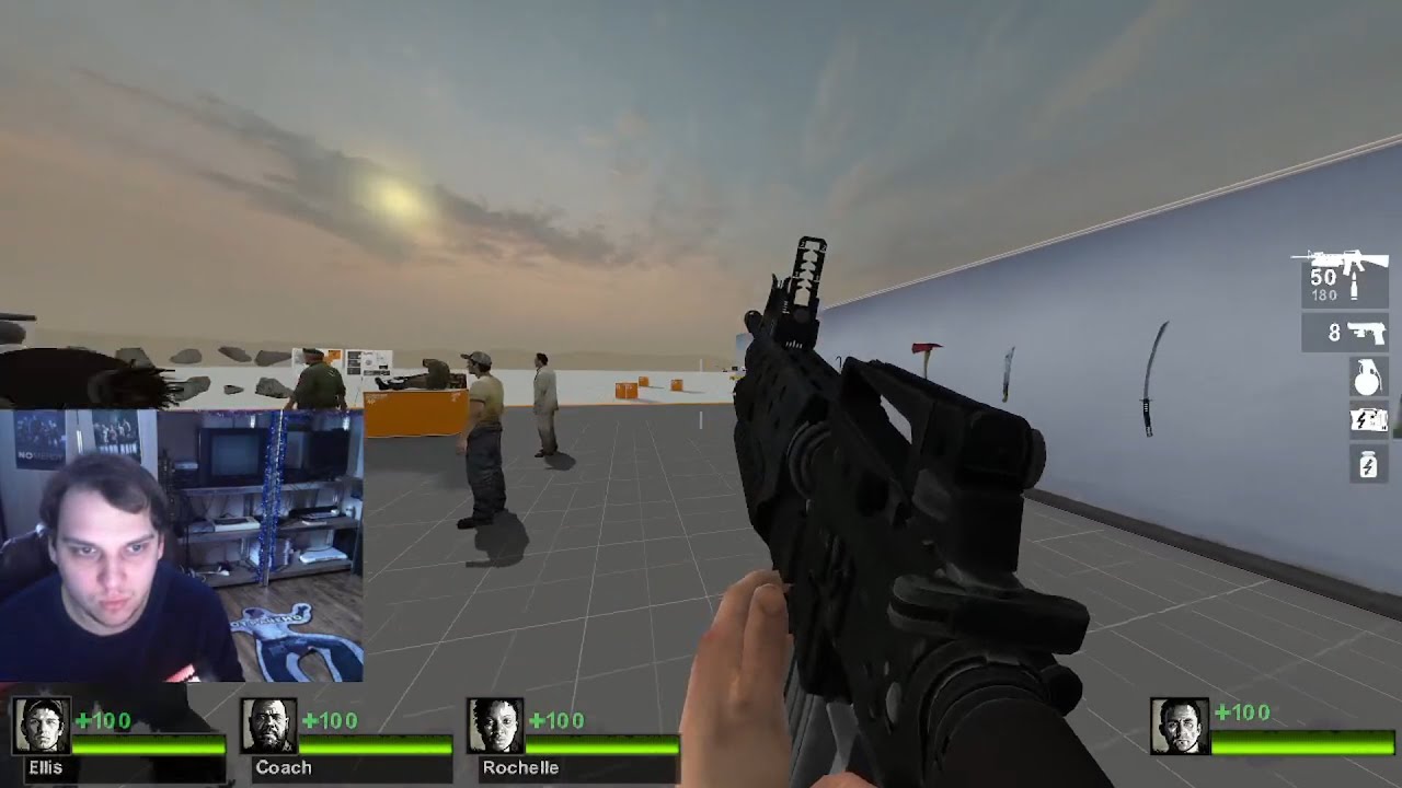M203 underbarrel grenade launcher in L4D2