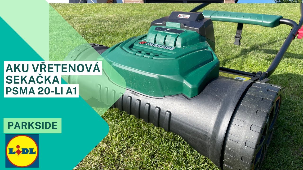 Aku vřetenová sekačka PSMA 20-Li A1 Parkside | První zkušenost