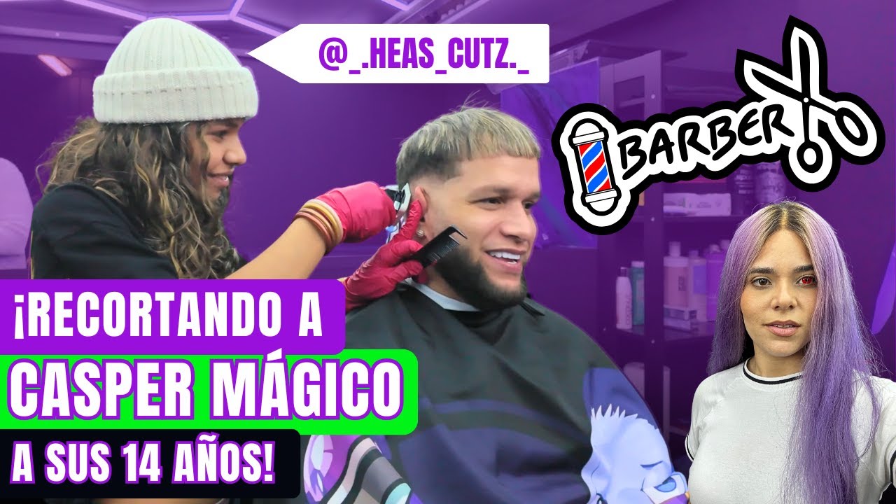 BARBERA MAS JOVEN DE PUERTO RICO recorta a CASPER MÁGICO para el release de su álbum