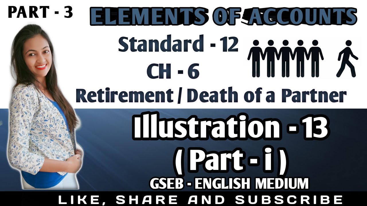 #Retirement/death_of_a_partner | Accounting treatment of Goodwill | Death of partner | illu. 13