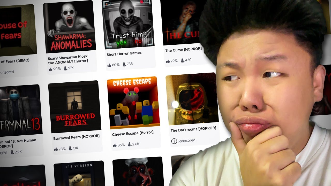 BANTU AKU MENCARI GAME HORROR TERSERAM DI ROBLOX!!