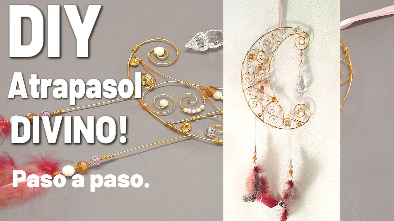 COMO HACER UN ATRAPASOL  /#alambrismo #wireart #suncatchers