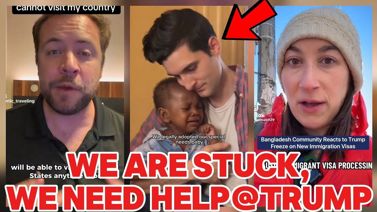 WHITE AMERICAN FAMILY STUCK IN NIGERIA AFTER TRUMP SUSPENDS VISA PROCESSES