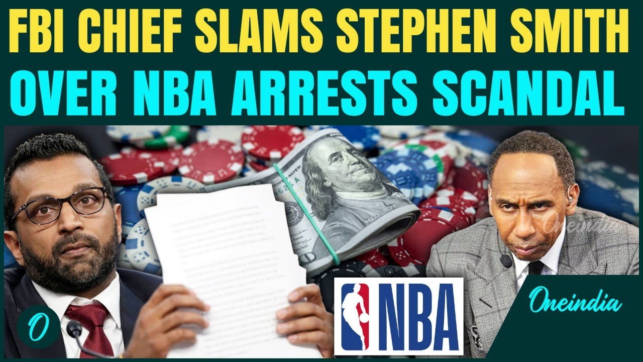 NBA Gambling Scandal: Kash Patel RIPS into ESPN&rsquo;s Stephen A Smith | Washes Trump&rsquo;s Hands Off Arrests