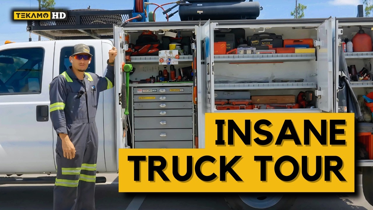 These Are The Tools A Fork Lift Mechanic USES - 2016 F-450 Truck Tour in Florida