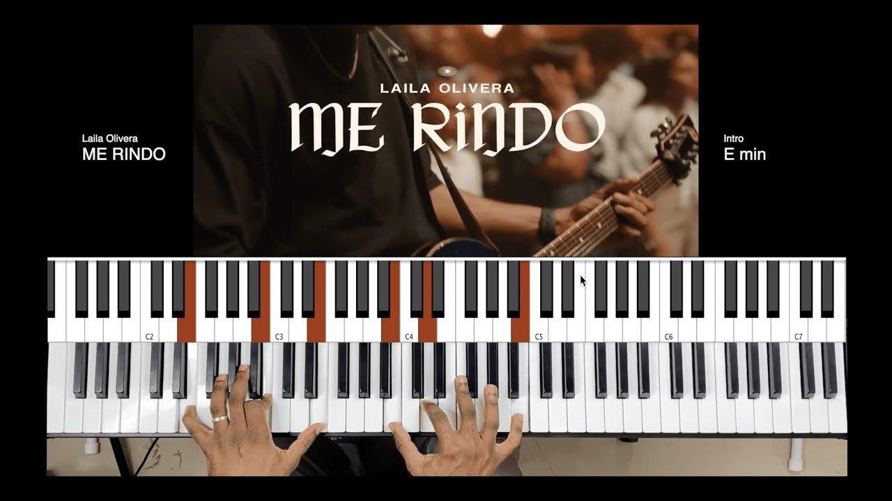 Me Rindo | Piano Tutorial | Laila Olivera