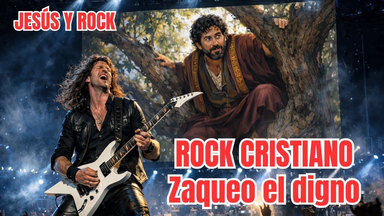 ZAQUEO, EL DIGNO - Rock Cristiano de los 80  power ballad - 🙏🎸 JESÚS ESTÁ VIVO 🙌