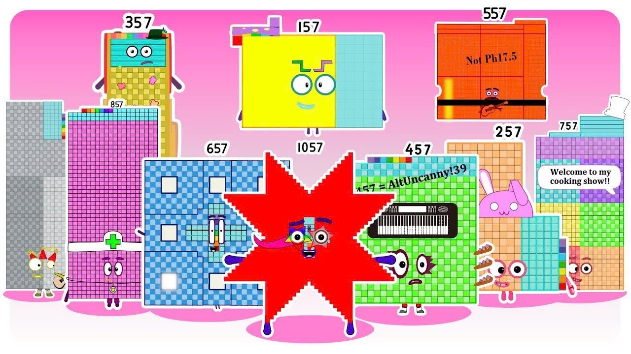 Sprunki OC Numberblocks 157 to 1057 | Compilation Incredibox 
