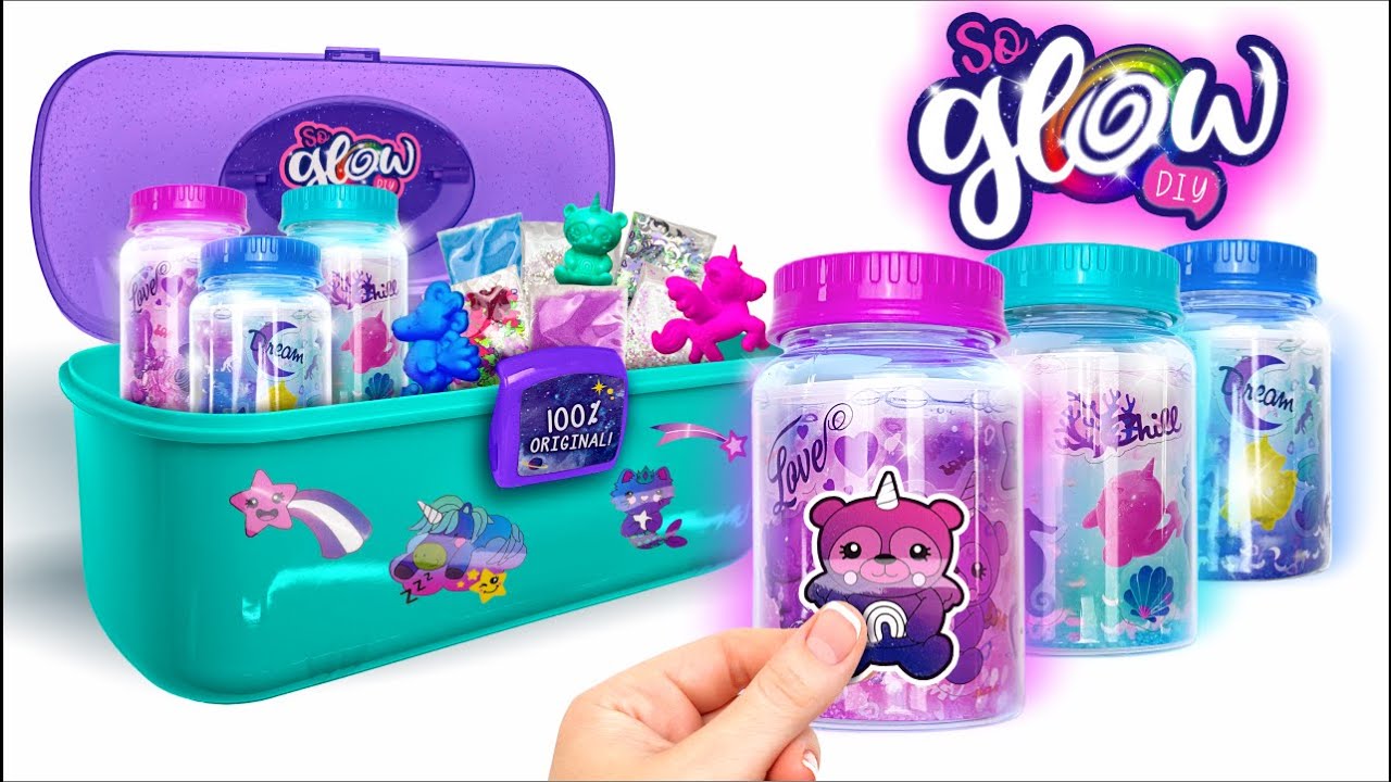 اصنع برطمانات سحرية متوهّجة مع لعبة So Glow الرائعة!