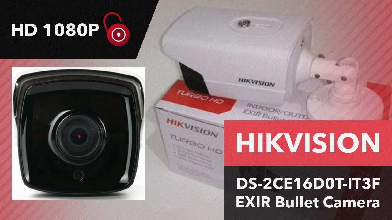 Hikvision DS-2CE16D0T-IT3F HD1080p EXIR Bullet Camera | UNBOXING & PRODUCT OVERVIEW