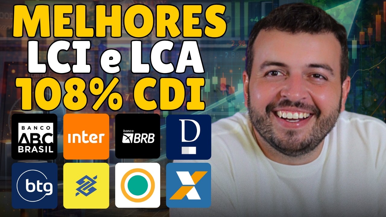 At&eacute; 108% CDI Melhores LCI e LCA da RENDA FIXA! Quanto Rende e Como Investir?