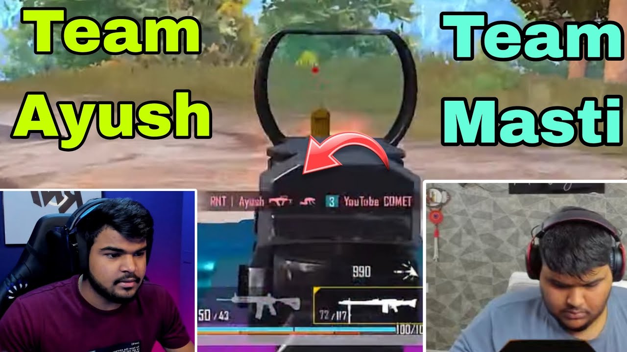 RNT Ayush Vs Team Hydra Masti 😱 In Same Lobby 🔥Hydra vs RNT