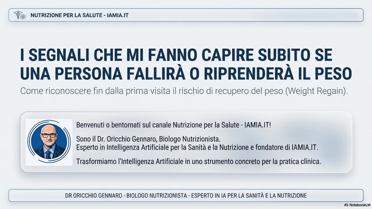 #2 I SEGNALI CHE MI FANNO CAPIRE SUBITO SE UNA PERSONA FALLIRÀ O RIPRENDERÀ IL PESO